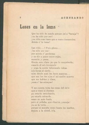 Luses en la loma