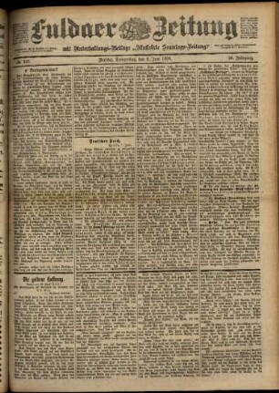 Ausgabe vom Donnerstag, den 08. Juni 1899.