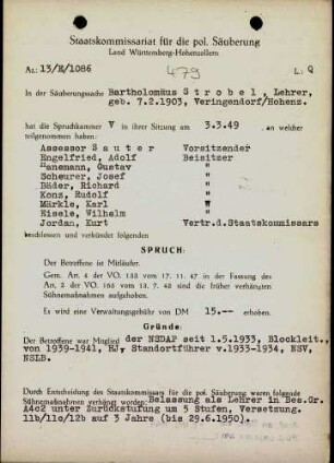 Strobel, Bartholomäus
