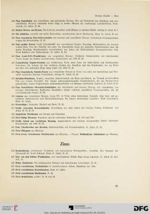 Zinn (Nr. 424-460)