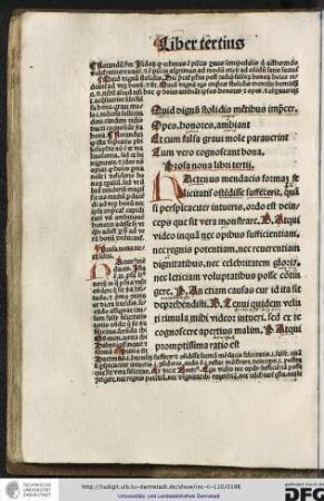 Prosa nona libri tertii