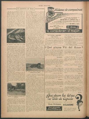 El comercio de fieras