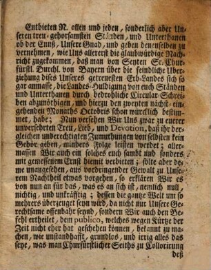 Königlich-Ungarische Protestation wider die Erbhuldigung zu Lintz
