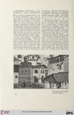 79: A Russian painter: N. K. Roerich