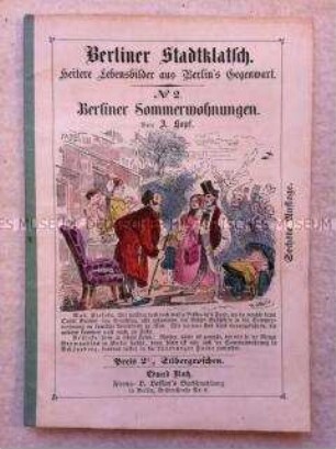 Satirische Schrift über das Verhalten der Berliner im Sommer