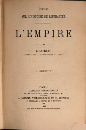 Histoire du droit des gens et des relations internationales, 15
