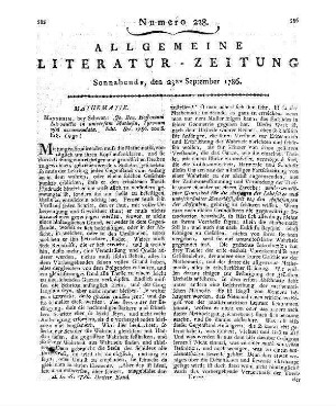 Hoffmann, J. B.: Introductio in Mathesin universam. 2. Aufl. Mannheim: Schwan 1786