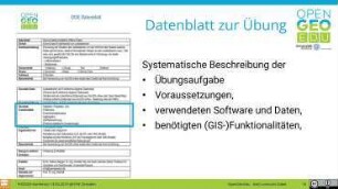 OpenGeoEdu – das Projekt: freie Datenabgebote in Lehre und Forschung