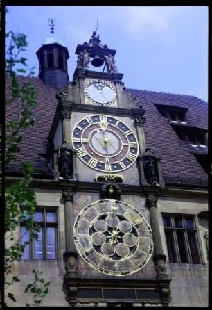 Heilbronn: Astronomische Uhr am Rathaus