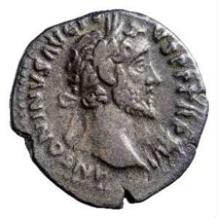 Münze, Denar, 152 - 153 n. Chr.