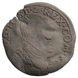 Fundmünze, 1/10 Philippstaler, 1571 - 1589