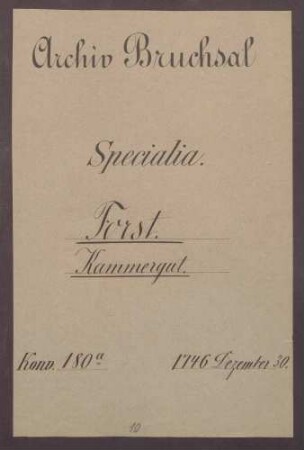Die speyrische Rentkammer vertauscht mit Melchior Bux und Johann Hartmann von Forst benannte Äcker auf Forster Gemarkung.