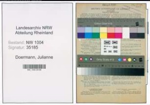 Entnazifizierung Julianne Doermann , geb. 09.05.1897 ()