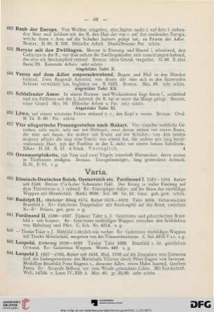 Varia (Nr. 439-512)