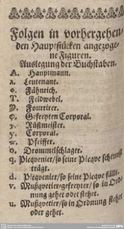 Folgen in vorhergehenden Hauptstücken angezogene Figuren. Auslegung der Buchstaben.