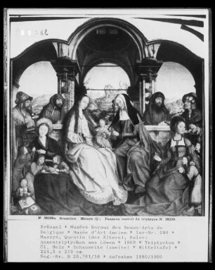Annentriptychon aus Löwen — Mitteltafel