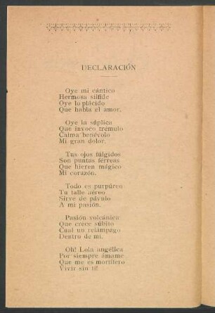 Declaración