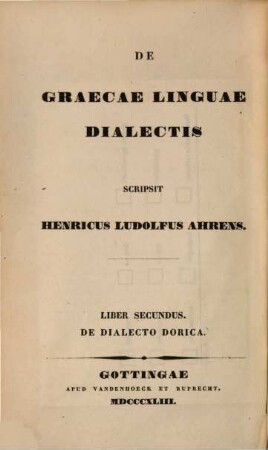 De dialecto Dorica