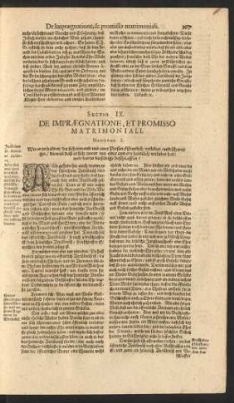 Sectio IX. De Impraegnatione, Et Promisso Matrimoniali.