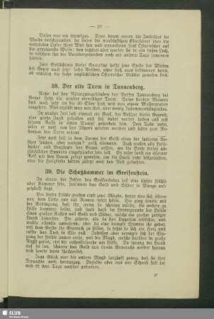 39. Die Schatzkammer im Greifenstein