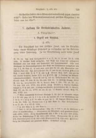 V. Haftung für Verbindlichkeiten Anderer.