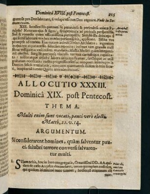 215-221, Allocutio XXXIII.
