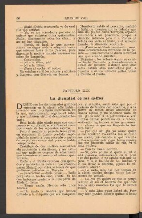 Capítulo XIX : La dignidad de los golfos