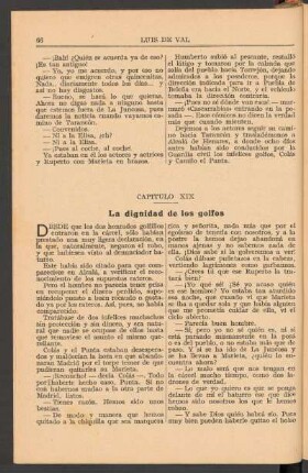Capítulo XIX : La dignidad de los golfos