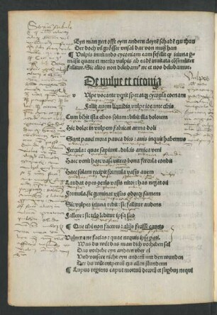 De vulpe et ciconia