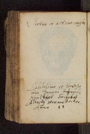 Albertus Semmelbecker. – Incipit: Virtus in actione consistit. – [Helmstedt], 1588