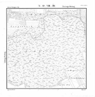 Kartenblatt NO VIII 60 Stand 1827