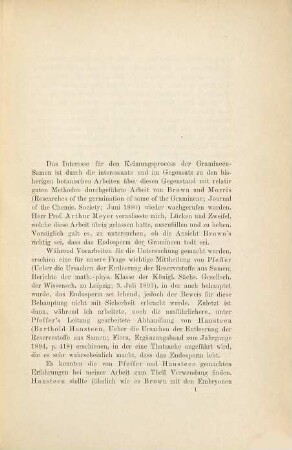 Beiträge zur Physiologie der Keimung von Zea Mais L.
