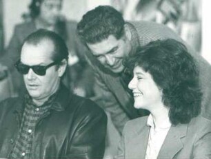 IFF 1984. Jack Nicholson, Moritz de Hadeln, Debra Winger