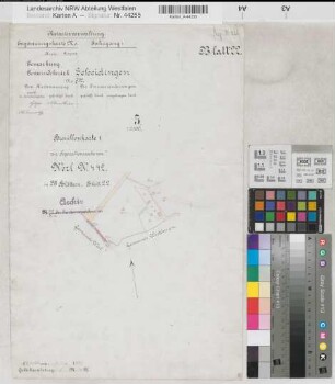 Werl (Werl), Separation Werl, Bl. 22 Brouillonkarte 1 Scheidingen Flur 5