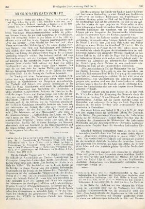 391-392 [Rezension] Lutherische Generalsynode 1959