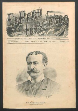[Retrato de] Dr. D. Francisco Mariano Fernández : Muerto el 5 de Mayo de 1891.