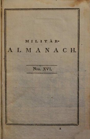 Schematismus der Kais. Königl. Armée : für das Jahr .... 1805