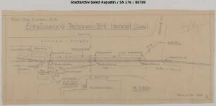 Hennef Personenbahnhof: Entwässerung. Als ungültig gekennzeichnet.