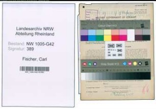 Entnazifizierung Carl Fischer , geb. 13.09.1891 (Juwelier)