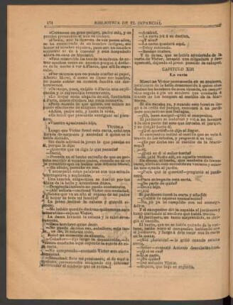 Capítulo XIII - La carta
