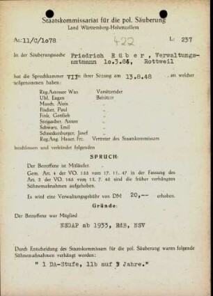 Rüber, Friedrich