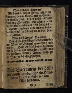 Das Sacrament der heiligenTaufe ...