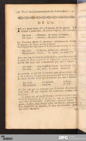 Traité de la Prononciation des Lettres Finales