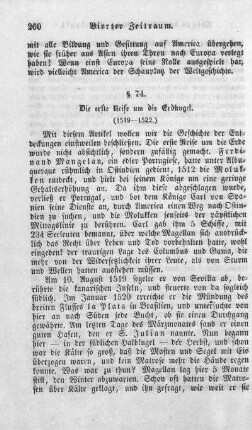 74. Die erste Reise um die Erdkugel (1519 - 1522.)