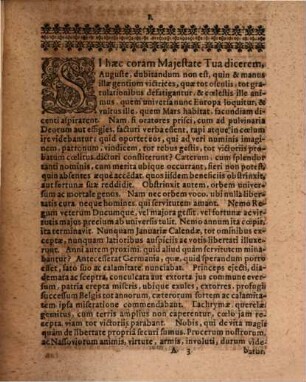 Panegyricus, Gustavo Magno, Suecorum, Gothorum, Vandalorum etc. Regi, consecratus
