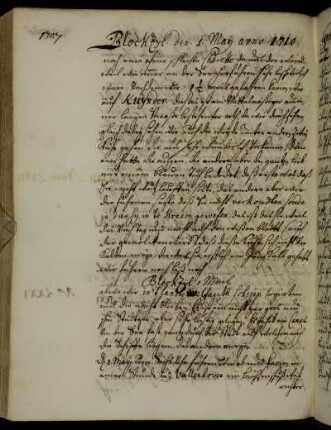 Blokzijl 1. Mai 1710