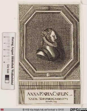 Bildnis Anna Maria Carl