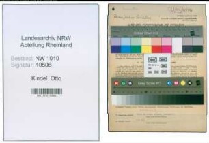 Entnazifizierung Otto Kindel , geb. 17.09.1890 (Kaufm.Angestellter)