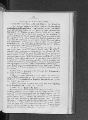 Sitzung am 18. November 1902.