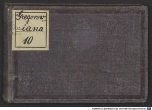 Nachlass von Gregorovius, Ferdinand (1821-1891) - BSB Gregoroviusiana. 10, Skizzenbuch Latium und Rom - BSB Gregoroviusiana 10
